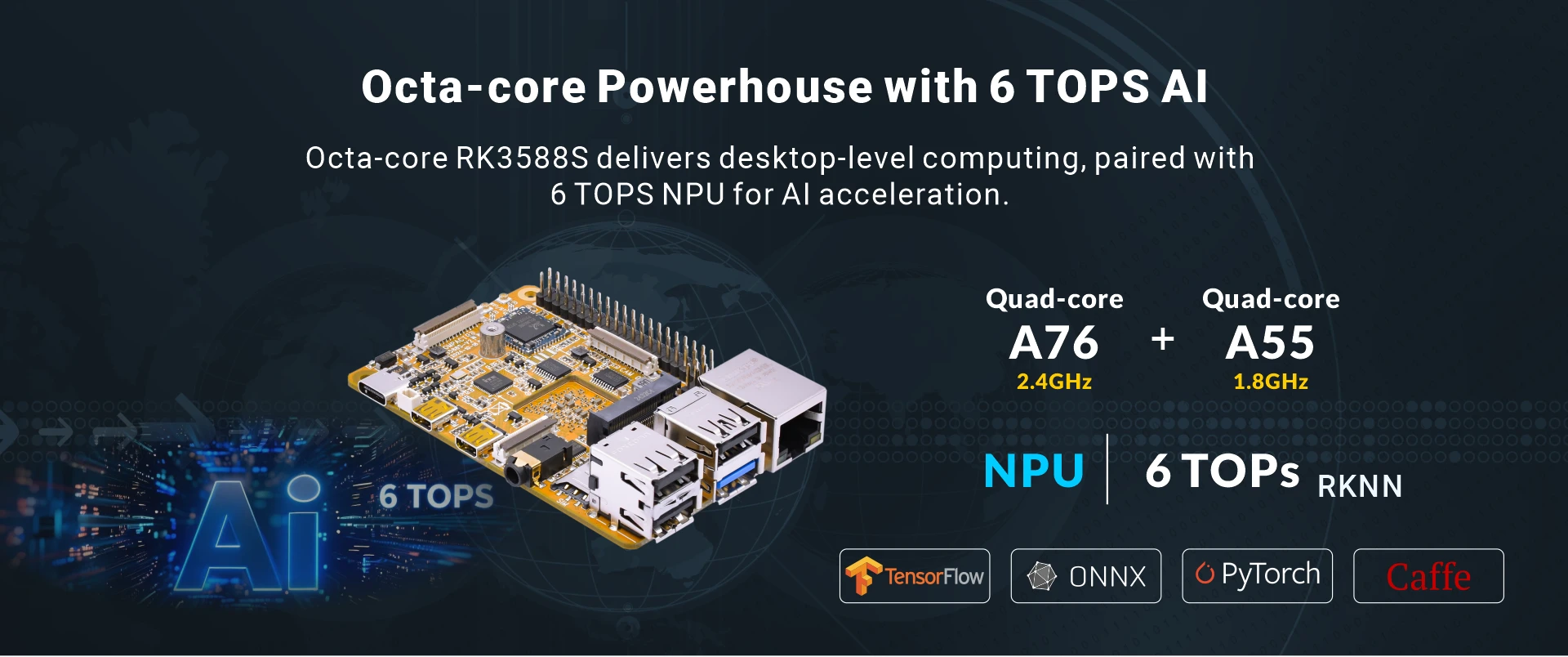 Rockchip RK3588S development board