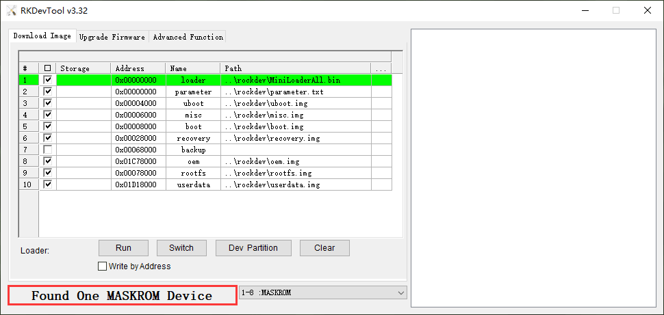 Found_maskrom_Device